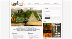 Desktop Screenshot of leebre.org