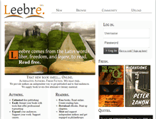 Tablet Screenshot of leebre.org